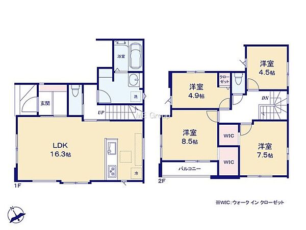 間取りを拡大表示