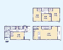 横浜市戸塚区上矢部町 新築戸建 全1棟 A号棟