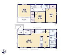 横浜市泉区中田東2丁目 新築戸建 全4棟 D号棟