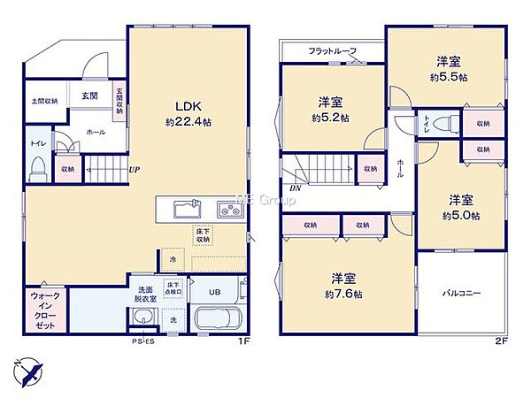 間取りを拡大表示