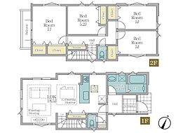 横浜市旭区二俣川2丁目1期 新築戸建 全1棟 1号棟