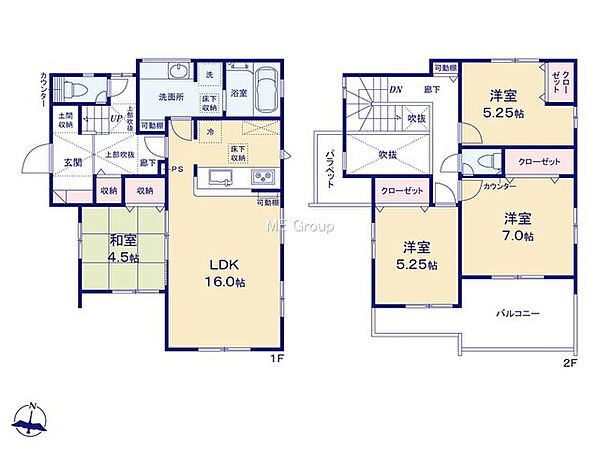 間取りを拡大表示