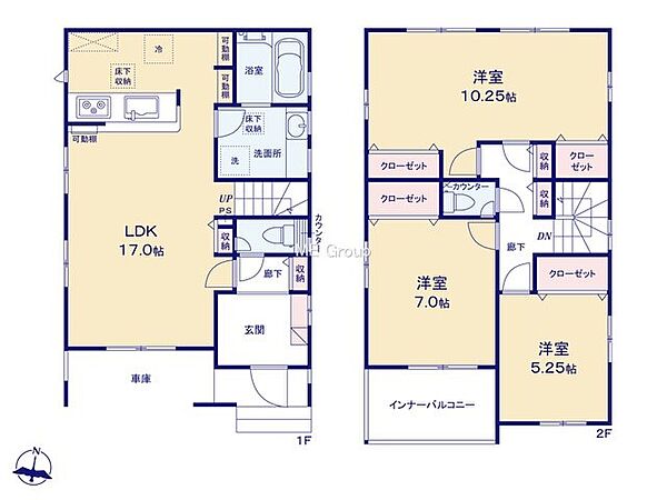 間取りを拡大表示