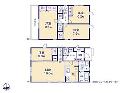 横浜市栄区桂台西2丁目　新築戸建　全3棟　1号棟