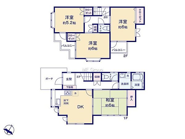 間取りを拡大表示