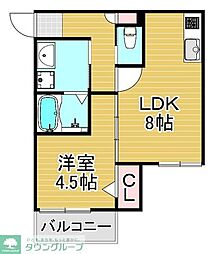(仮称)PHOENIX香椎駅前 1LDKの間取図画像
