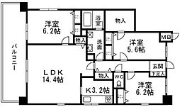 スパシオ・コモド平尾 4階