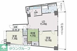 アイランドシティインフィニガーデンE棟 3LDKの間取図画像