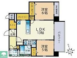 間取図画像 2SLDK