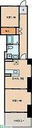 PARKSIDEGARDEN 2DKの間取図画像