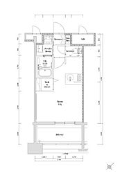 エンクレスト博多駅南GRACE 1Kの間取図画像