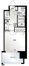 エンクレスト博多駅前3 1Kの間取図画像
