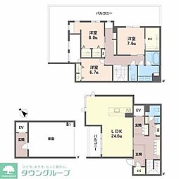 シャーメゾン浄水通り 3LDKの間取図画像