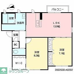 シャーメゾン桜坂 2階
