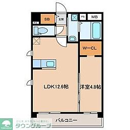 WISTERIA SUITE 1LDKの間取図画像