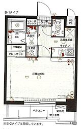 エンクレスト博多駅前2 1Kの間取図画像