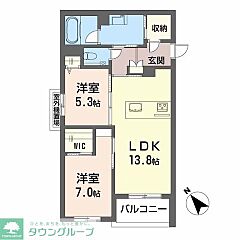 物件の間取り