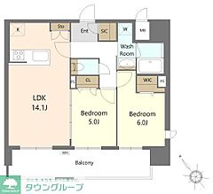 物件の間取り