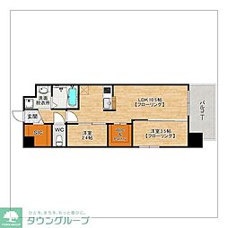 ERFOLG hakata 2LDKの間取図画像