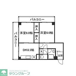 セレス駅南 1LDKの間取図画像