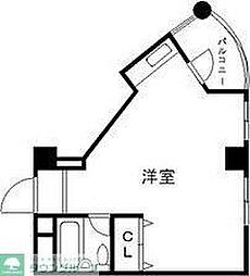 リブマックスエンジェル ワンルームの間取図画像