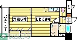 ROYAL神屋71 1LDKの間取図画像