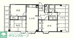 グランヴィスタ寺塚 3LDKの間取図画像