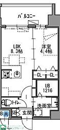 S-RESIDENCE渡辺通ascent 8階/-