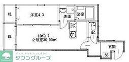ノヴァイフ桜並木 2階
