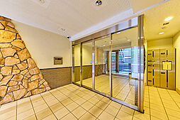 オートロック付きのエントランス