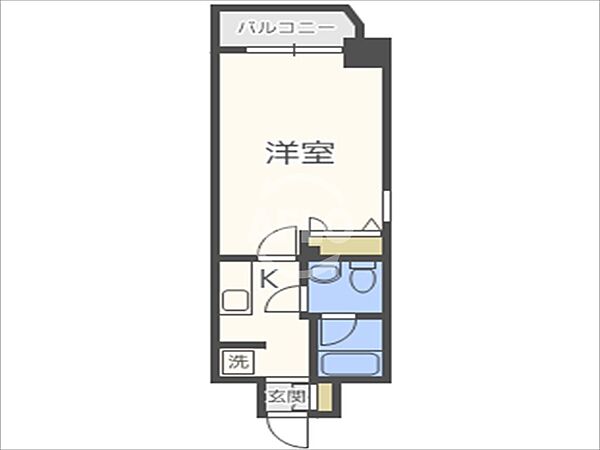 画像2:ラナップスクエア南堀江　間取り