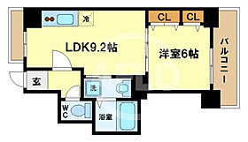 ロイヤルヒルII  ｜ 大阪府大阪市西区江戸堀3丁目（賃貸マンション1LDK・8階・35.14㎡） その2