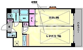 ラムール波除  ｜ 大阪府大阪市港区波除2丁目（賃貸マンション1LDK・7階・41.57㎡） その2