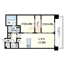 セレニテ心斎橋グランデ 1502 ｜ 大阪府大阪市中央区南船場2丁目（賃貸マンション2LDK・14階・49.03㎡） その2