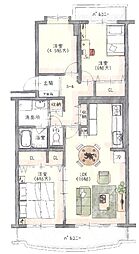間取図画像 3LDK