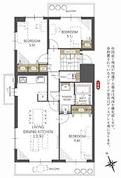 間取図画像 3LDK