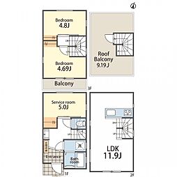 東尾久8丁目 新築戸建て所有権