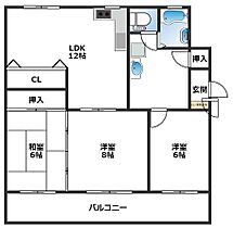 兵庫県神戸市北区ひよどり台3丁目（賃貸マンション3LDK・4階・61.65㎡） その2