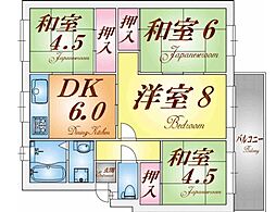 🉐敷金礼金0円！🉐高倉台1団地3号棟