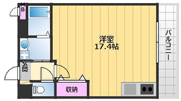 ヴィラプレール2 203｜大阪府岸和田市西之内町(賃貸マンション1R・2階・41.04㎡)の写真 その2