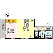 サニーヒルズ旭 103 ｜ 大阪府泉大津市旭町7-21（賃貸アパート1LDK・1階・42.76㎡） その2