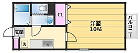 グリーンハイツ前山 202 ｜ 大阪府泉大津市田中町7-20（賃貸アパート1K・2階・29.10㎡） その2