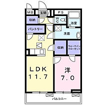 ラフェリシテ 303 ｜ 大阪府泉大津市北豊中町3丁目5-29（賃貸アパート1LDK・3階・52.82㎡） その2