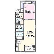 リビオMIYABI 201 ｜ 大阪府高石市取石1丁目703-1（賃貸アパート1LDK・2階・45.84㎡） その2