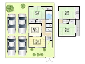 京都府京都市伏見区羽束師鴨川町（賃貸一戸建4DK・1階・64.80㎡） その2