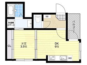 京都府京都市伏見区深草鈴塚町（賃貸アパート1R・2階・25.50㎡） その2