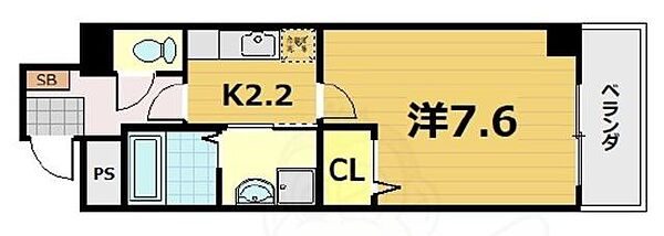 ドムスタレイア ｜京都府京都市伏見区石田大受町(賃貸マンション1K・4階・27.00㎡)の写真 その2