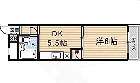 安井マンション  ｜ 京都府宇治市木幡大瀬戸（賃貸マンション1DK・2階・25.65㎡） その2