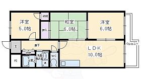 サニークレスト祥山  ｜ 京都府京都市南区吉祥院高畑町（賃貸マンション3LDK・5階・60.96㎡） その2