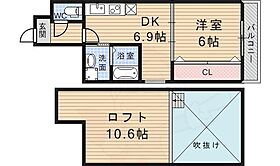 Ouest du Soleil  ｜ 京都府京都市伏見区深草西浦町８丁目（賃貸マンション1DK・5階・32.69㎡） その2